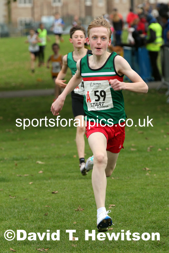 Boys under-13s Northern Cross Country Relays, Graves Park, Sheffield. Photo: David T. Hewitson/Sports for All Pics
